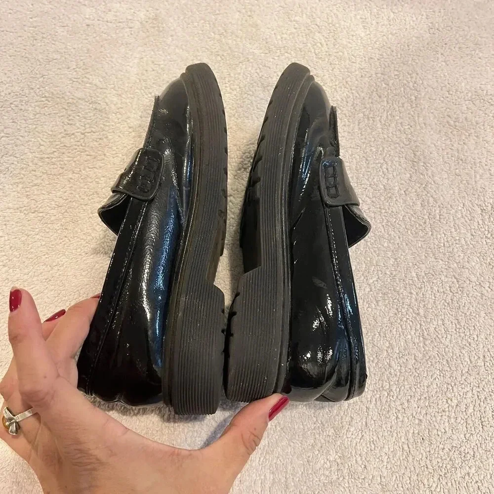Art Class Celia Loafer Girls 1 Black P Classic Church Goth Punk Preppy Shoes